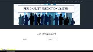 Personality Prediction System Through CV Analysis screenshot 1