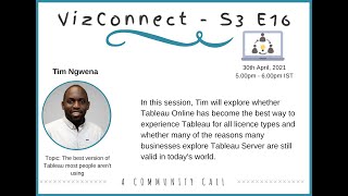 VizConnect THE BEST VERSION OF TABLEAU MOST PEOPLE AREN'T USING