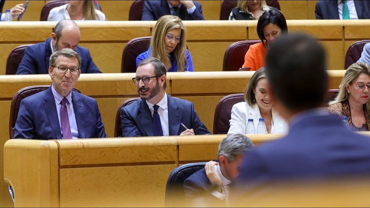 En directo: cara a cara en el Senado entre Sánchez y Feijoo a 12 días ...