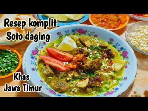 Resep Soto Daging Dan Babat