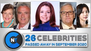 List of Celebrities Who Passed Away In SEPTEMBER 2020 | Latest Celebrity News 2020 (Breaking News)