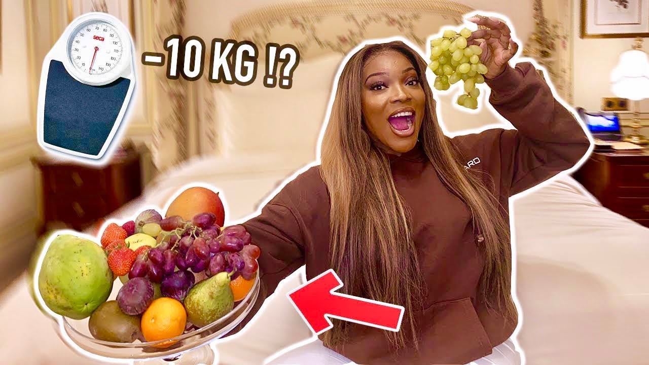 MANGER QUE DES FRUITS PENDANT 5 JOURS 🥴😭🍑🍌🍉🍒 -10kilos ?!