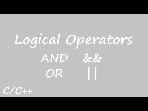 Logical Operators in Urdu/Hindi
