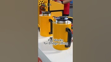 PLC synchronous hydraulic lifting system #hydraulicpower#hydraulic #hydraulicsystem