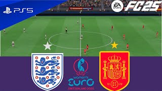 FC 25 - England vs Spain | UEFA Women's EURO 2025 Final | PS5