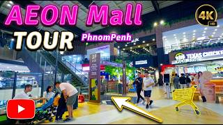 Aeon Mall Sen Sok City Tour | Phnom Penh 4k WalkingTour