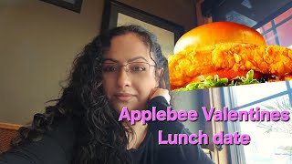 Applebees Valentines Lunch Date