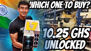 Antminer L7 Overclocking to over 10.25 Ghs!!⚡️🔥 Ltc Doge Asic Miner 🚀 Crypto Mining India #Crypto