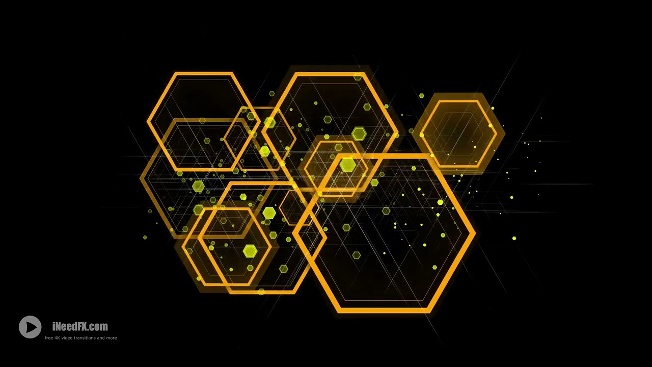 4K Hexa Transition Horizontal 2 - Free Video Footage