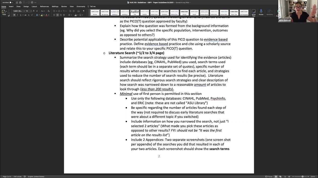 EBP 1 Paper Overview