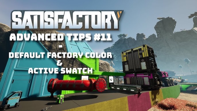 Satisfactory Tip #3 - Dismantle Filter With Colors : r