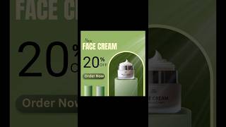 How to Design Face Cream Ad in Canva | Beginner Friendly🔥|tutorial 2026 #canva#canvabeginner#shorts