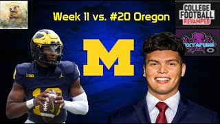 Michigan's Orji vs. #20 Oregon's Dillon Gabriel (Week 11 of 2024)