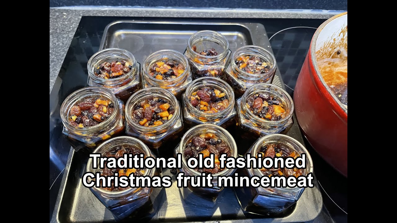 Traditional Christmas mince pie filling