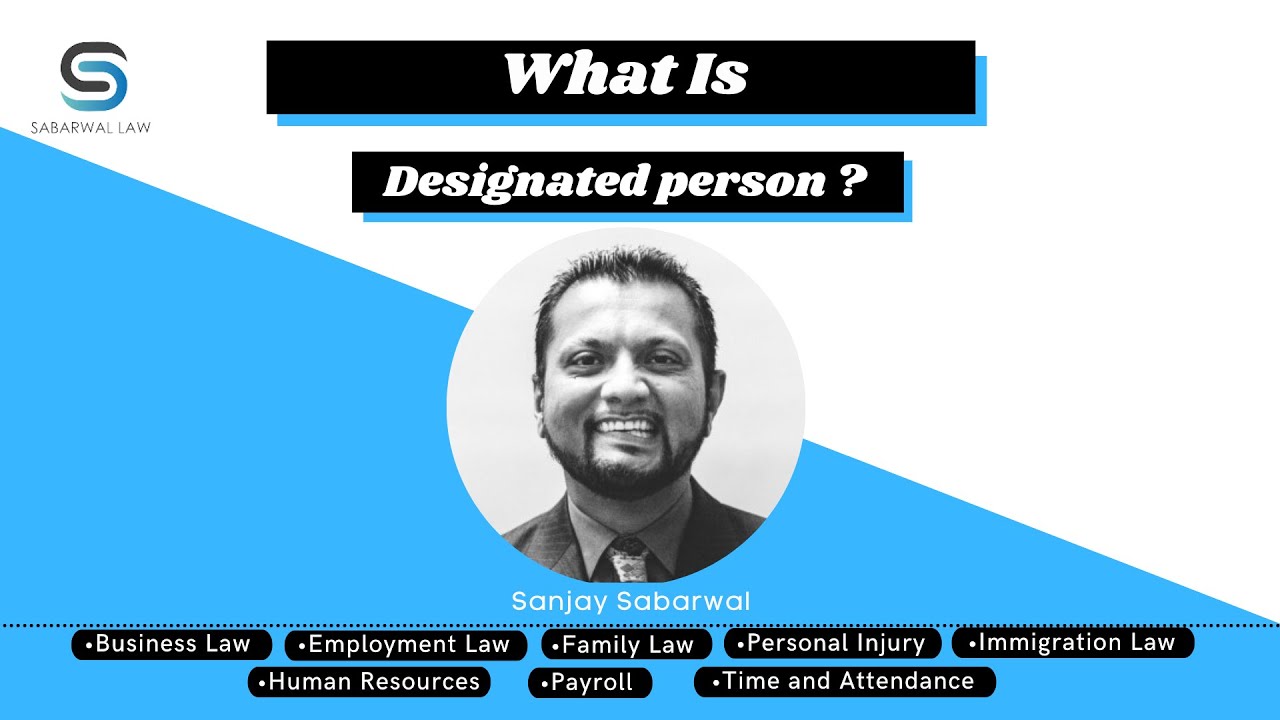 What Is Designated Person YouTube