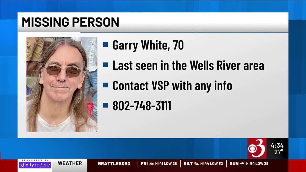 Vermont police searching for missing man - YouTube