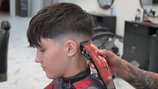 EL CORTE MAS PEDIDO DEL 2023! FLUFFY HAIRCUT TUTORIAL / FADE COMPRIMIDO PASAO A PASO #fluffyhair 🔥