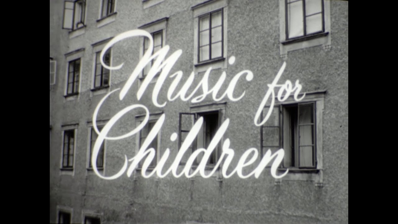 1958, MUSIC FOR CHILDREN, with Carl Orff,  Mozarteum School of Music
