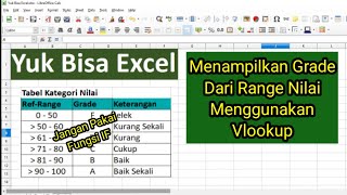 Cara Mencari Range Data dg Vlookup di Excel