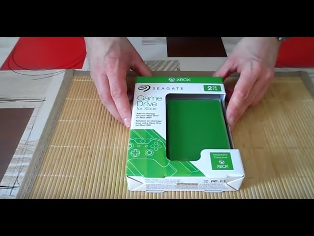 XBOX ONE X 4K TEST DISQUE DUR 2 TO SEAGATE UUNBOXING .🇫🇷🎮💾🤔 