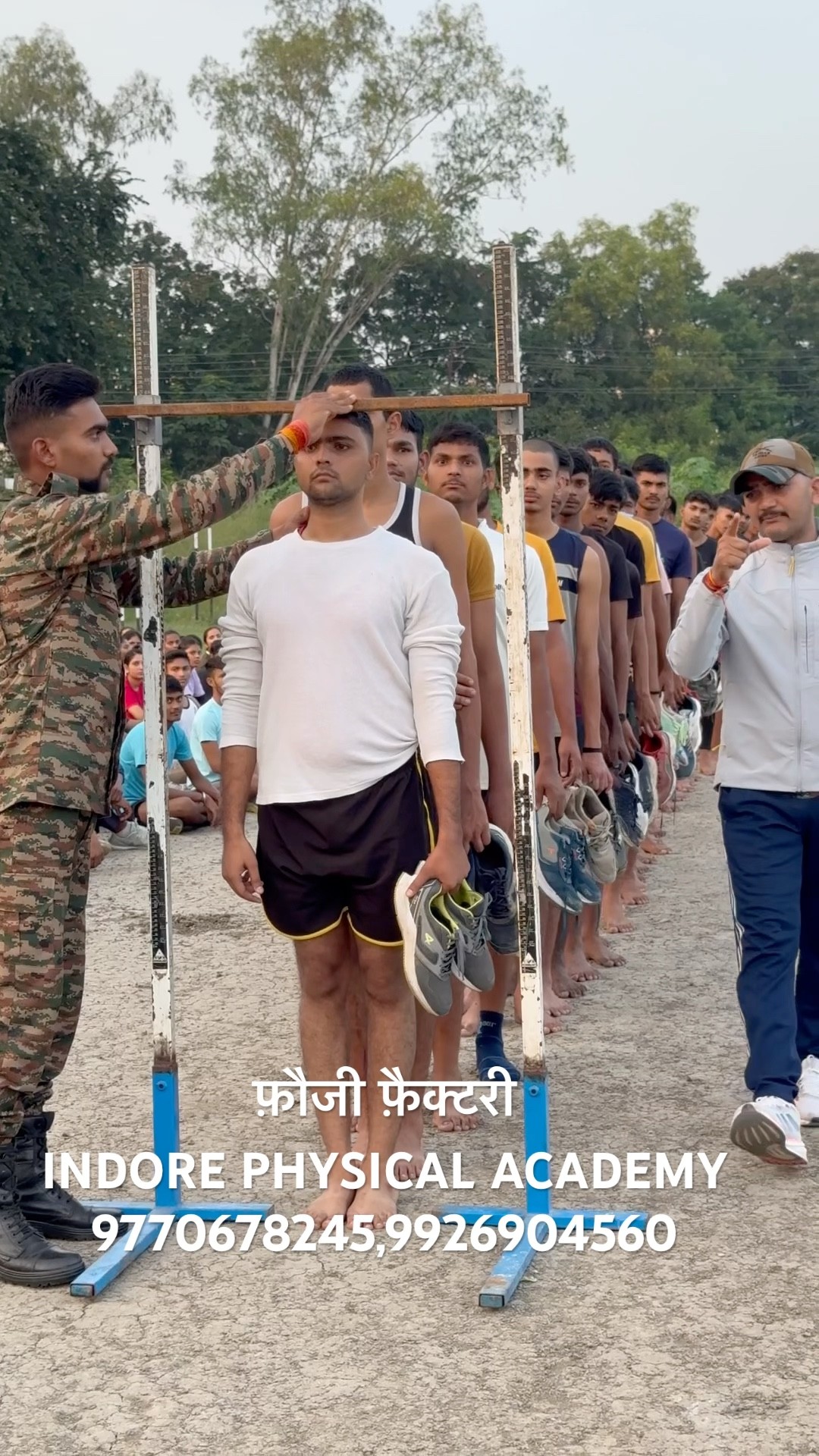 Indian Army Height Measurements Shorts Video