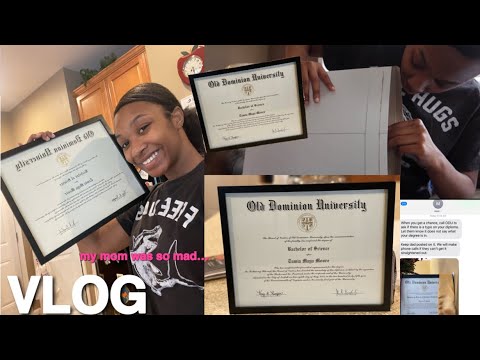 MY DEGREE CAME IN THE MAIL! Degree drama, job interviews, new job?