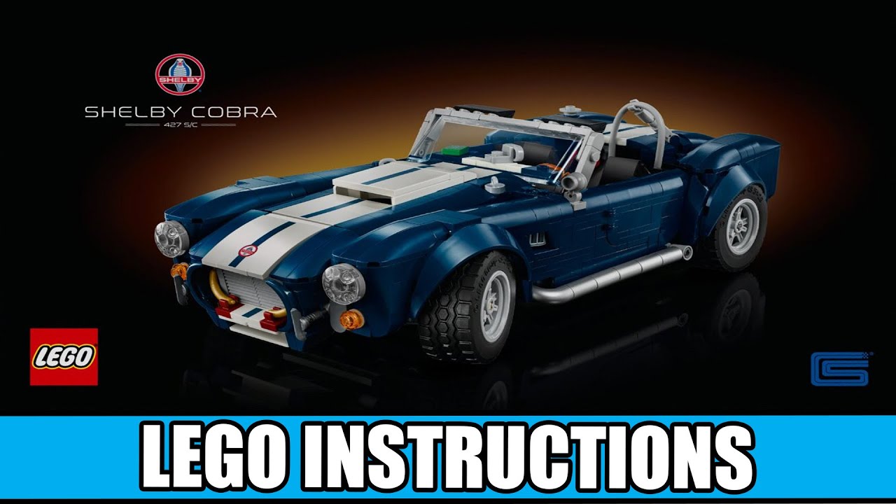 LEGO Instructions - Icons - 10357 - Shelby Cobra 427 S/C - Vehicles