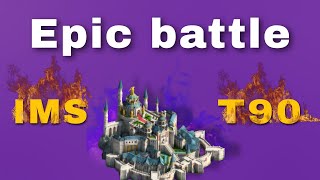 Epic battle for the temple in Eden - IMS & T90 - Rise of Castles