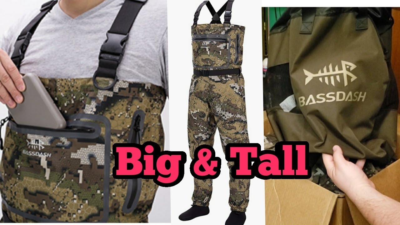 BassDash Chest, Stocking Foot, Fishing & Hunting Waders