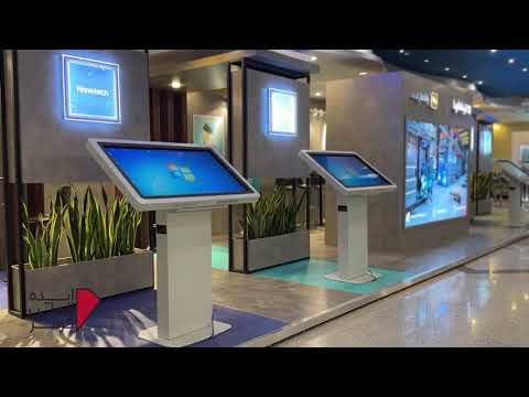 ایده طراحی و اجرا غرفه نمایشگاهی ارتباط فردا