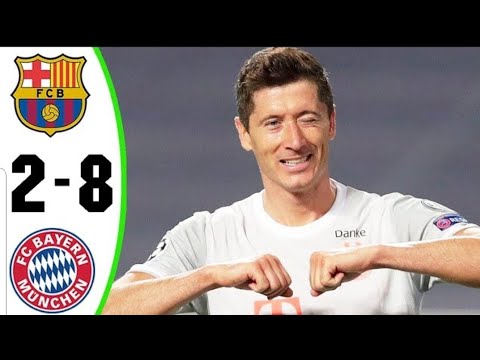 Barcelona Vs Bayern Munich ( 2 - 8 ) ALL GOALS WHATSAPP STATUS VIDEO