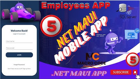 EPISODE 5 Employees Smart APP .NET 9.0 - COMPLETE .NET MAUI IN .NET 9.0 APP- SQL,REFIT,REST API🚀💥