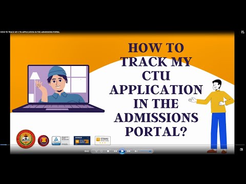 HOW TO TRACK MY CTU APPLICATION IN THE ADMISSIONS PORTAL