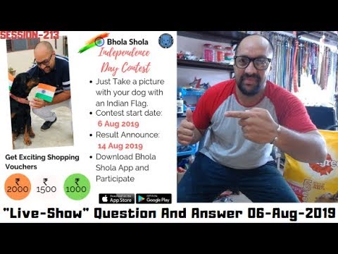 puppy paradise Live Show - Question & Answer - 06,August 2019(Contest)