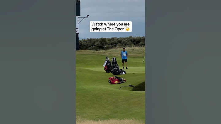 FORE! Caddie Gets Hit At The Open