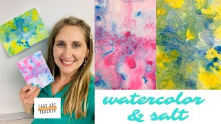 Painting for Kids: How to Make a Salt Painting With Watercolors