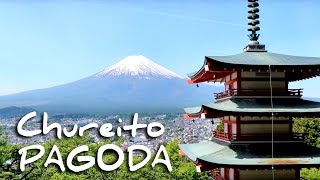 Chureito Pagoda in Fujiyoshida, near Kawaguchiko, Yamanashi. Japan