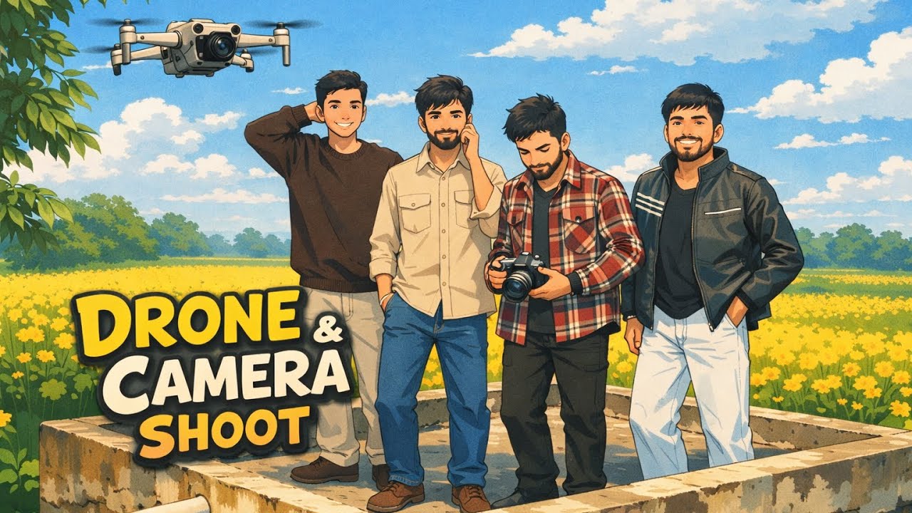 Shoot Day with the Squad 🎥 | Camera & Drone shoot 📹 