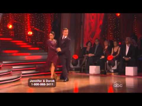 Jennifer Grey and Derek Hough Dancing with the sta...