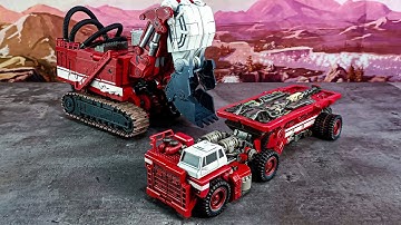 Transformers stop motion ：DS-03 Devastator Overload 變形金剛電影版大力神超載定格動畫