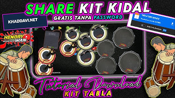 SHARE KIT KIDAL‼️ GRATIS TANPA PASWORD TABLA TERBARU||REAL DRUM MOD KENDANG