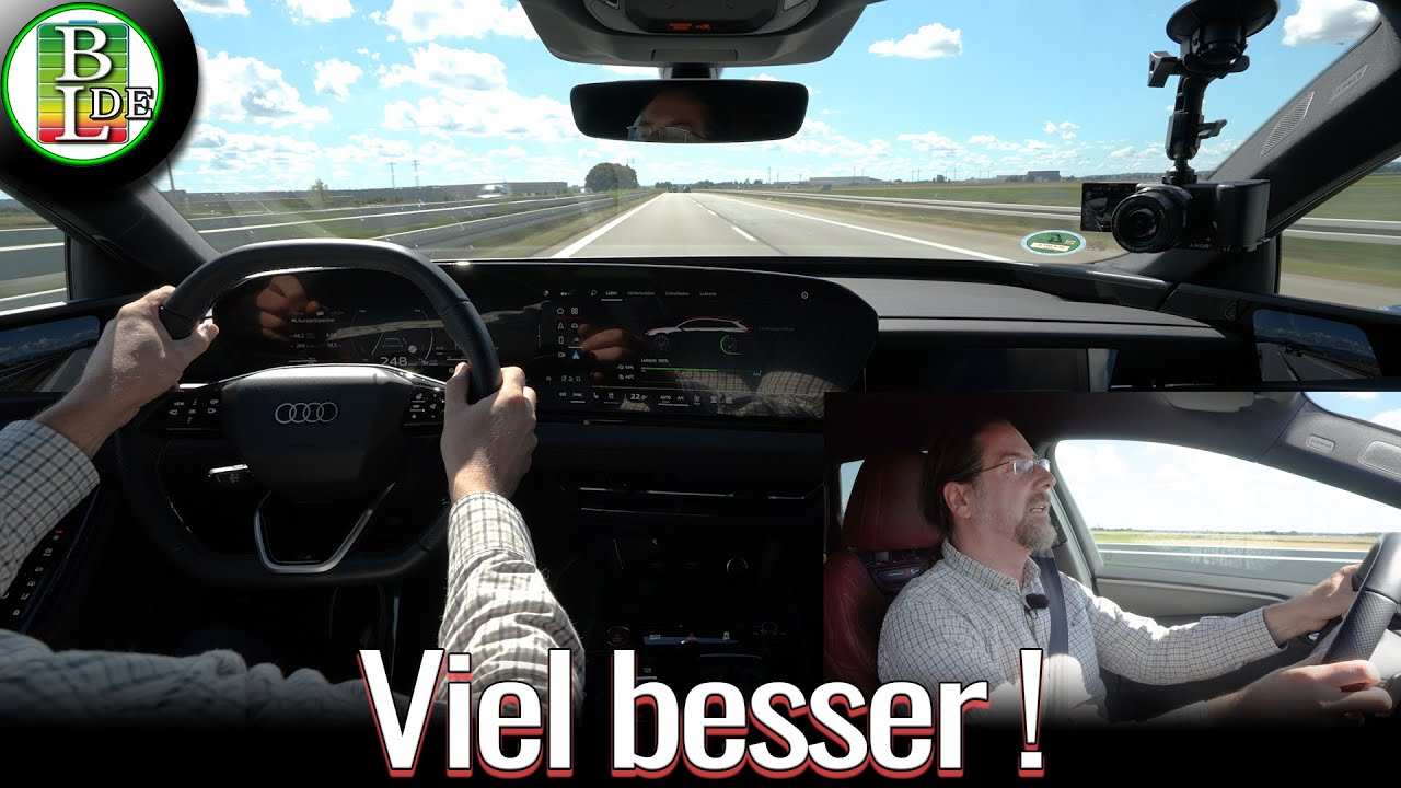 Audi S6 e-tron Avant Autobahn Test 🚀 248 km/h Top Speed & Verbrauch