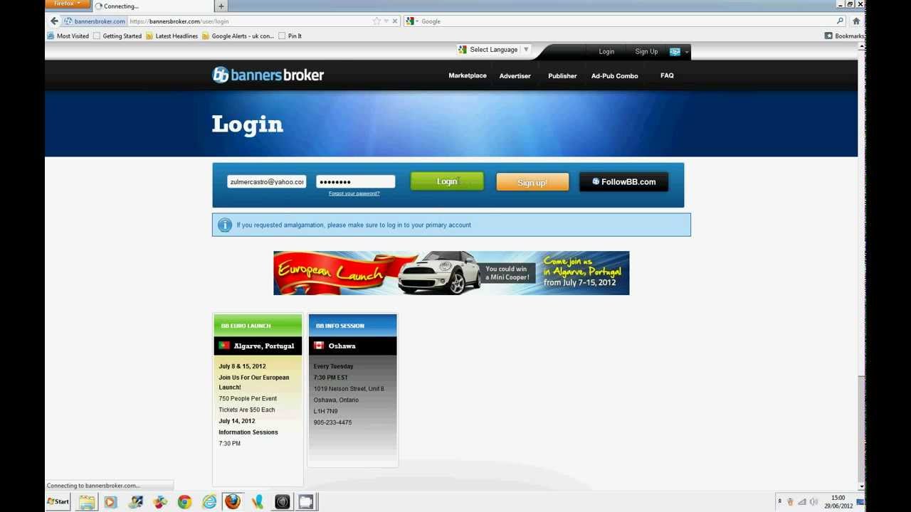 Banners Broker - how to get started ?  Tutorial