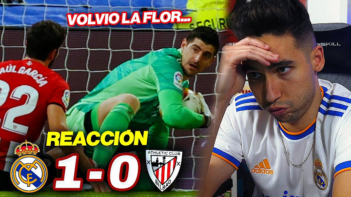 REACCIONES DE UN HINCHA Real Madrid vs Athletic Club 1-0 *VOLVIÓ LA FLOR*