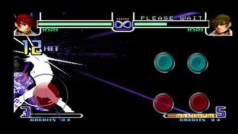 Kof 2002 Android Iori Combos #ggpo #retrogaming  #mame4droid