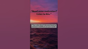 “Your value doesn’t decrease based on someone’s inability to see your worth.”  #motivation #quotes