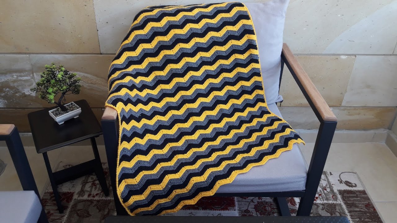 zikzak battaniye kenar yapımı #örgü #battaniye #modelleri #knitting #battaniyeörgümodelleri