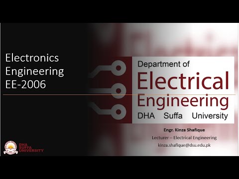 Electronics Engineering EE-2006 -KS-31&32- AC Analysis of BJTs