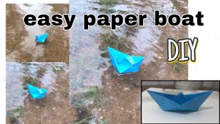 how to make a paper boat | diy boat making| paper craft
