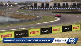How professional race car drivers prepare for Florida's heat and humidity